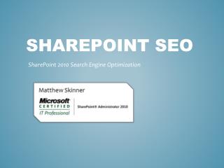 Sharepoint seo