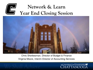Network & Learn Year End Closing Session