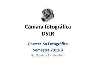 Cámara fotográfica DSLR