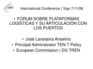 International Conference | Vigo 7/11/08