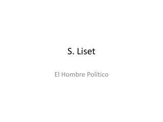 S. Liset