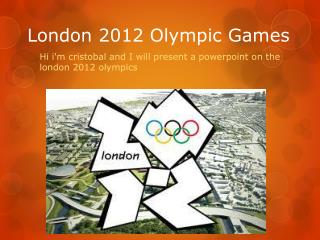 London 2012 Olympic Games