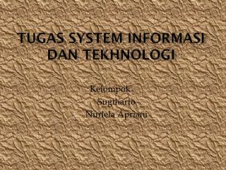 Tugas system informasi dan tekhnologi