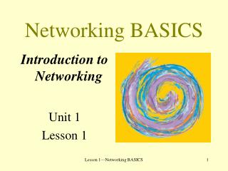 Networking BASICS