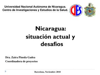 Nicaragua: situación actual y desafíos