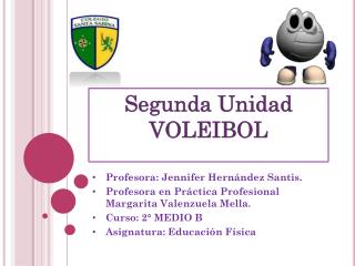 Segunda Unidad VOLEIBOL