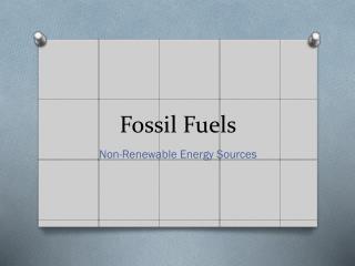 Fossil Fuels