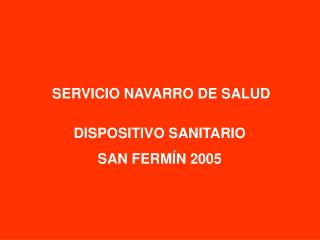 SERVICIO NAVARRO DE SALUD