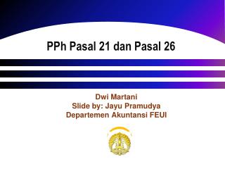 P Ph Pasal 21 dan Pasal 26