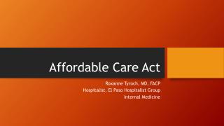 Affordable Care Act