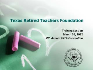 Texas Retired Teachers Foundation