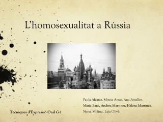 L’homosexualitat a Rússia