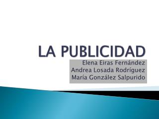 LA PUBLICIDAD