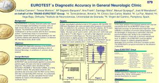 EUROTEST´s Diagnostic Accuracy in General Neurologic Clinic