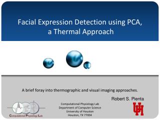 Facial Expression Detection using PCA, a Thermal Approach