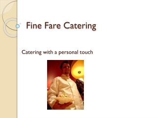 Fine Fare Catering