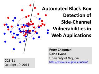 Automated Black-Box Detection of Side ‑ Channel Vulnerabilities in Web Applications