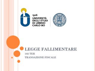 LEGGE FALLIMENTARE
