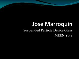 Jose Marroquin