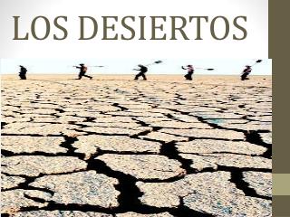 LOS DESIERTOS