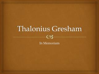 Thalonius Gresham