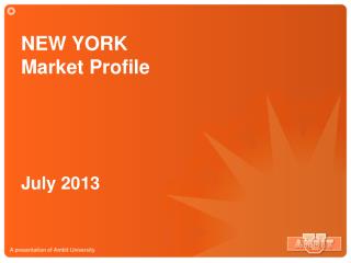 NEW YORK Market Profile