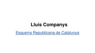 Lluís Companys