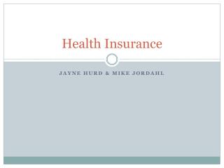 Health Insurance