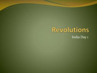 Revolutions
