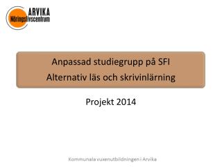 Projekt 2014