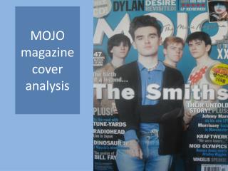 MOJO magazine cover analysis