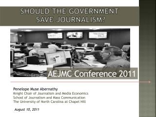 Penelope Muse Abernathy Knight Chair of Journalism and Media Economics