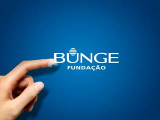 GOVERNANÇA A Fundação Bunge é uma organização comprometida com o desenvolvimento sustentável.
