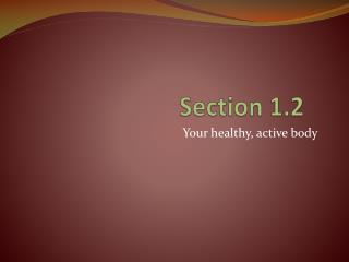 Section 1.2