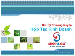 Cơ Hội Nhượng Quyền Hợp Tác Kinh Doanh