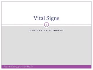 Vital Signs