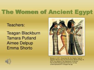 The Women of A ncient Egypt