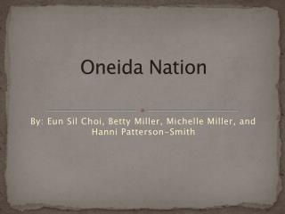 Oneida Nation