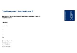 Top-Management Strategieklausur B