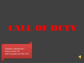 CALL OF DUTY