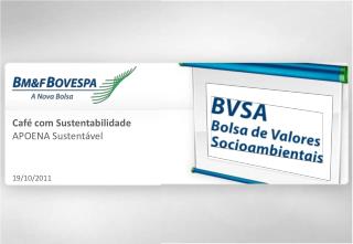 Café com Sustentabilidade APOENA Sustentável