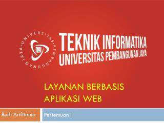 Layanan Berbasis Aplikasi Web