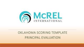 Oklahoma Scoring Template Principal Evaluation