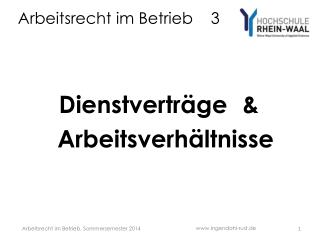 Arbeitsrecht im Betrieb 3