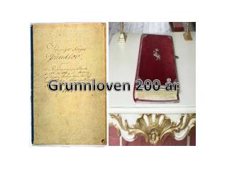 Grunnloven 200 år