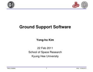 Ground Support Software Yong-ho Kim 22 Feb 2011 School of Space Research Kyung Hee University