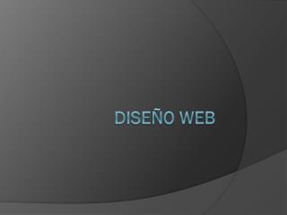 Diseño web