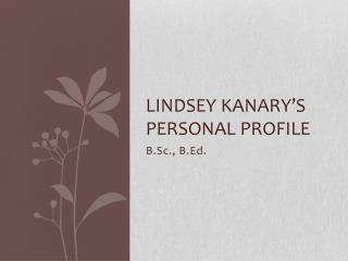 Lindsey Kanary’s Personal Profile