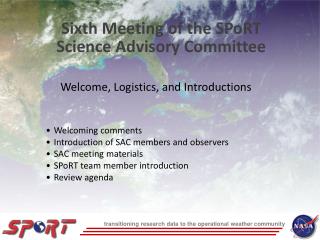 Welcome, Logistics, and Introductions