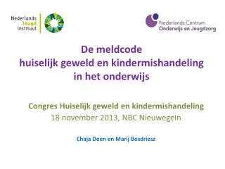 De meldcode huiselijk geweld en kindermishandeling in het onderwijs